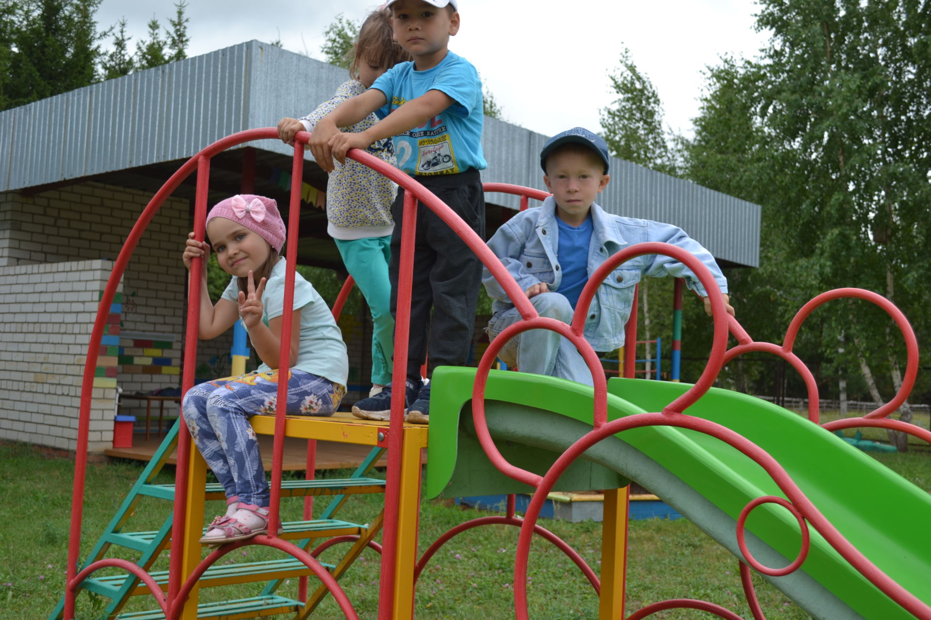 Калмия авылы балалар бакчасында