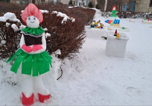 Чаллының 61нче “Аленушка” балалар бакчасында Эколяталарның Карлы шәһәрчеге барлыкка килде