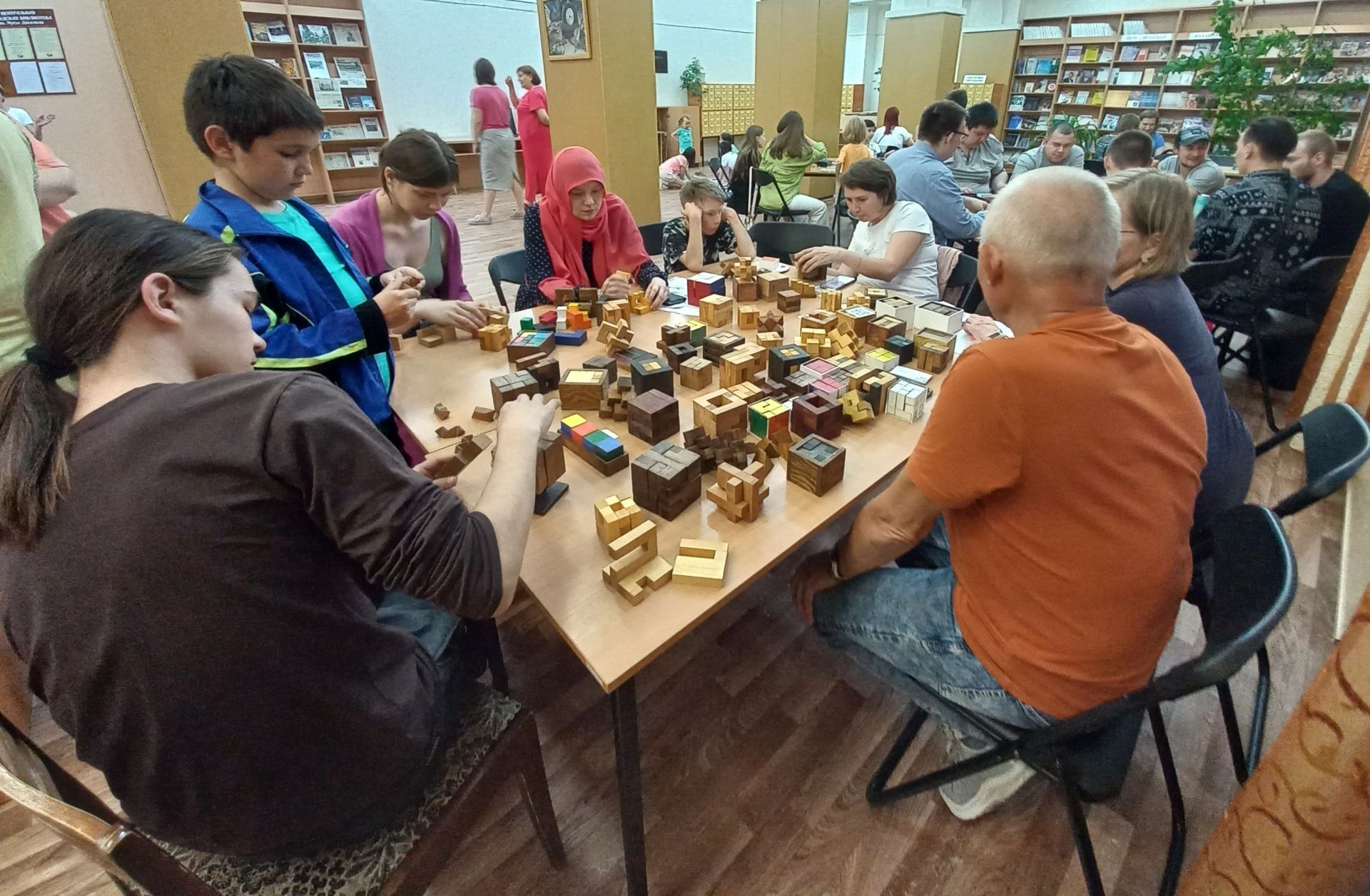 Чаллы Үзәк китапханәсендә өстәл уеннары турниры үтте