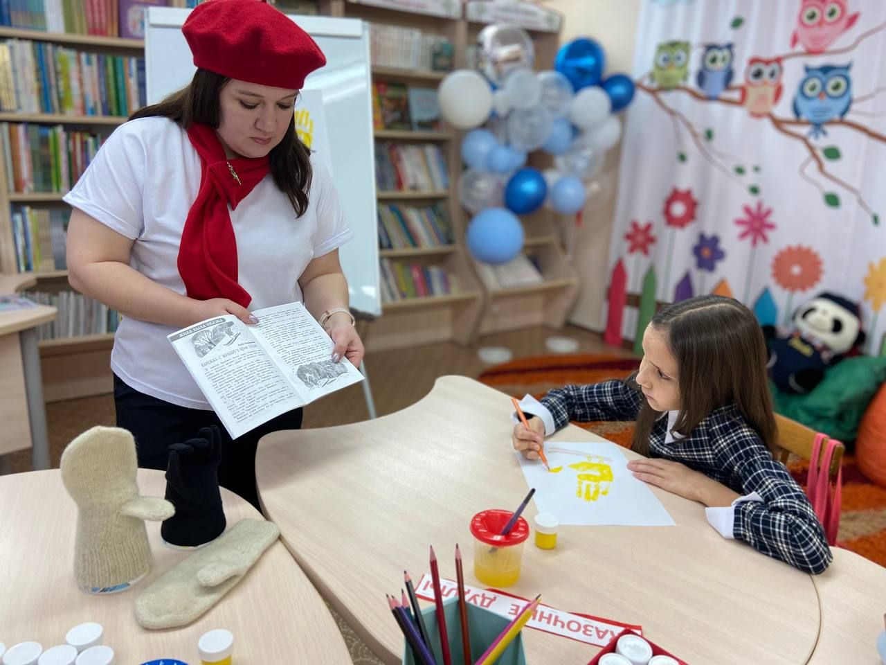 7нче балалар китапханәсендә «Әкият дудллары» дигән ял көне клубы ачылды