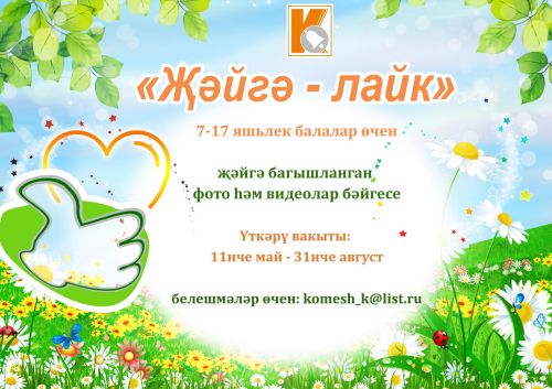 Җәйгә «лайк» куябызмы?