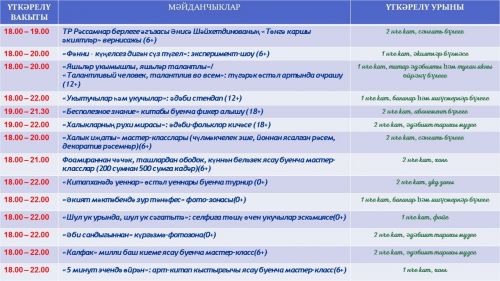 Чаллыда китап сөючеләр өчен төнге кичә уздырыла