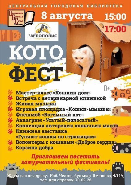 Чаллыда мәчеләр фестивале узачак